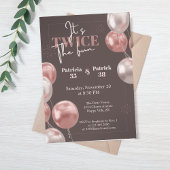 Elegant Het is een Twee keer zo leuke gezamenlijke Kaart