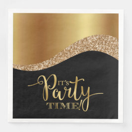 Elegant Het is Party Time Papier Servet