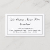 Elegant, het Visitekaartje van de Adviseur van het (Voorkant)