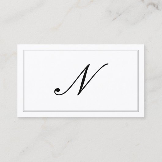 Elegant, het Visitekaartje van de Adviseur van het (Achterkant)