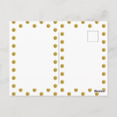 Elegant Hexagon Snowflake met kerstfoto Briefkaart (Achterkant)