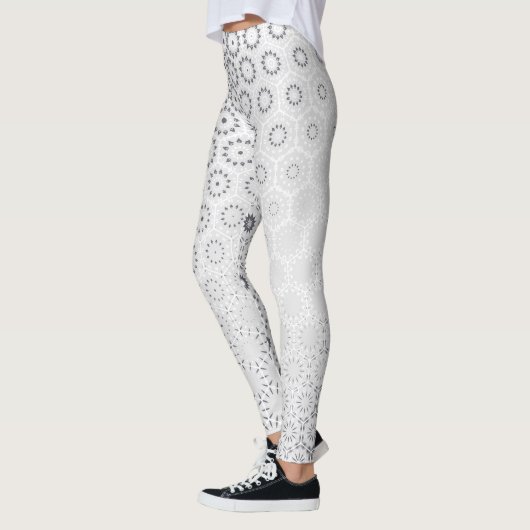 Elegant Hexagon Starburst Pattern – Leggings (Links)