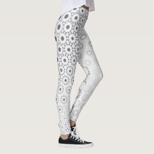 Elegant Hexagon Starburst Pattern – Leggings (Rechts)