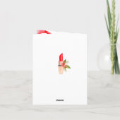 Elegant High Heal Bedankt Card (Achterkant)