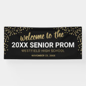 Elegant High School Prom Spandoek (Horizontaal)