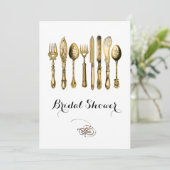 Elegant high tea Gold Kaart (Staand voorkant)