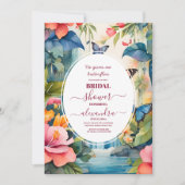 Elegant hij geeft me vlinders Vrijgezellenfeest Kaart (Voorkant)