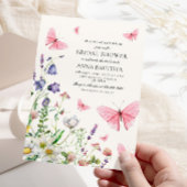 Elegant hij geeft me vlinders Vrijgezellenfeest Kaart