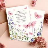 Elegant hij geeft me vlinders Vrijgezellenfeest Kaart