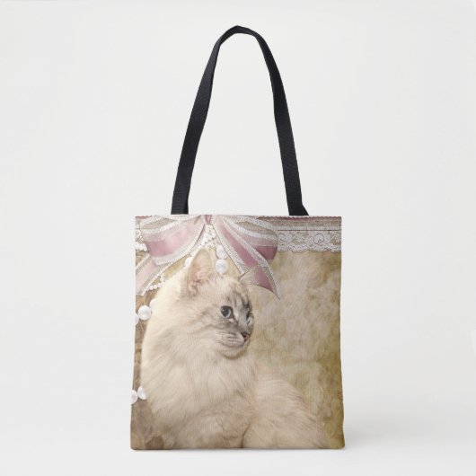 Elegant Himalayan Persian cat Tote Bag (Voorkant)