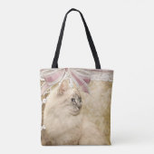 Elegant Himalayan Persian cat Tote Bag (Achterkant)