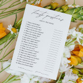 Elegant Hoe goed ken je de bruid?