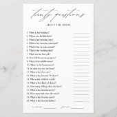 Elegant Hoe goed ken je de bruid? (Voorkant)