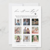 Elegant hoe oud waren ze fotospel Kaart (Voorkant)