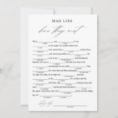 Elegant hoe ze ontmoetten Bridal Libs spel Kaart (Voorkant)