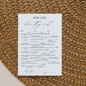 Elegant hoe ze ontmoetten Bridal Libs spel Kaart