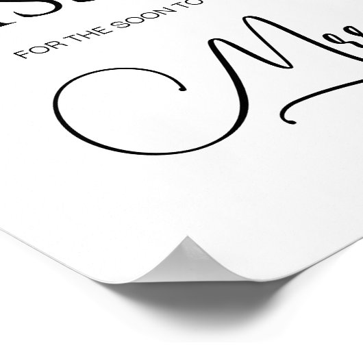 Elegant Hoeveel Kussen Bruidsfeest Spel  Poster (Hoek)