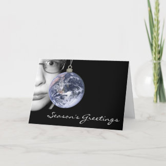 Elegant Holiday Card Supporting Autism Advocacy Feestdagen Kaart