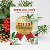 Elegant Holiday Contest Winner Award Button