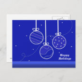 Elegant Holiday Decorations Feestdagenkaart (Voorkant / Achterkant)