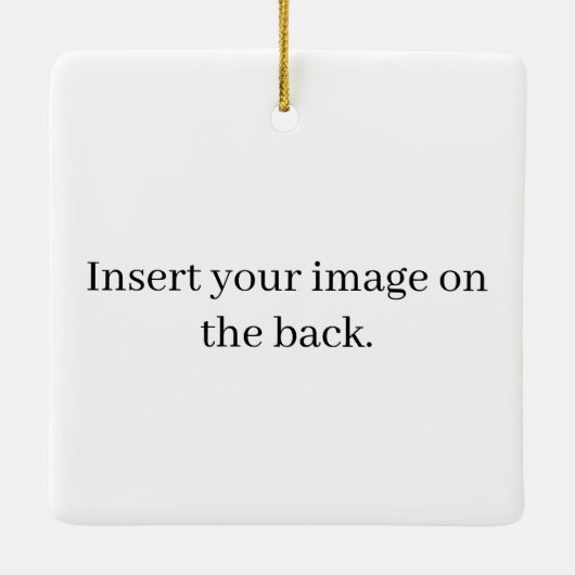 Elegant Holiday Floral Wreath Happy Holidays Keramisch Ornament (Achterkant)