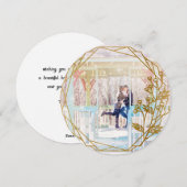 Elegant Holiday-fotokaart Feestdagenkaart (Voorkant / Achterkant)