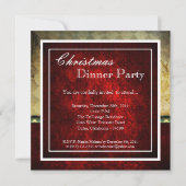 Elegant Holiday Kerstfeest Uitnodiging (Voorkant)