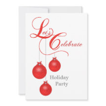 Elegant Holiday Party - Aangepaste themauitnodigin