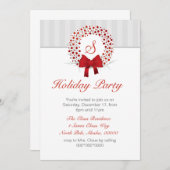 Elegant Holiday Party - Aangepaste uitnodigingen (Voorkant / Achterkant)