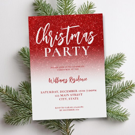 Elegant Holiday Party - Uitnodiging voor Kerstmis