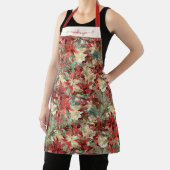 Elegant Holiday Poinsettia Kerstmis Floral Schort (Insitu)