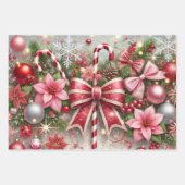 Elegant Holiday Sparkle-inpakpapier Inpakpapier Vel (Voorkant 3)