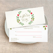 Elegant Holiday Wreath Cadeaubon Reclamekaart