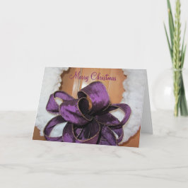 Elegant Holiday Wreath Feestdagen Kaart