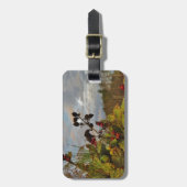 Elegant Holly Christmas, Bagagelabel (Voorkant verticaal)