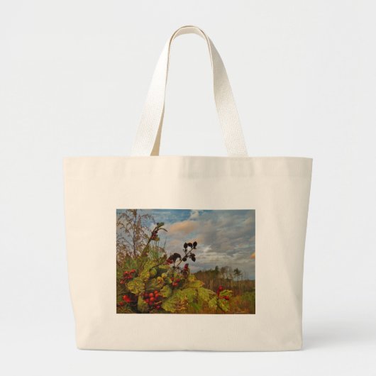 Elegant Holly Christmas, Grote Tote Bag (Voorkant)