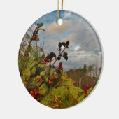 Elegant Holly Christmas, Keramisch Ornament (Links)