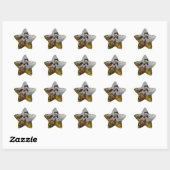 Elegant Holly Christmas, Ster Sticker (Vel)