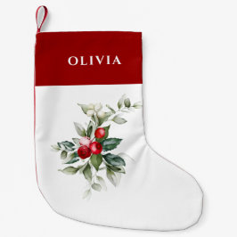 Elegant Holly Kleine Kerstsok