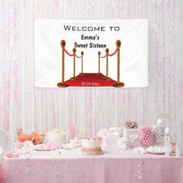 Elegant Hollywood Red Carpet Sweet 16th Birthday Spandoek