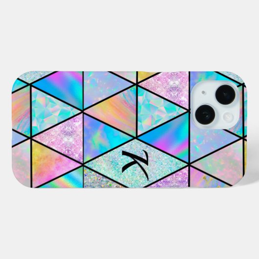 Elegant holografisch kleurrijk Case-Mate iPhone case (Achterkant (horizontaal))