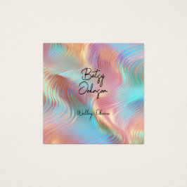 Elegant holografisch Visitekaartje