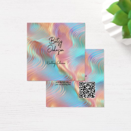 Elegant holografisch Visitekaartje (Bureau)