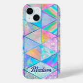 Elegant hologram meisjeskleurig Case-Mate iPhone case (Achterkant)