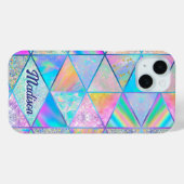 Elegant hologram meisjeskleurig Case-Mate iPhone case (Achterkant (horizontaal))