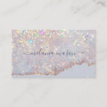 Elegant Holographic Glam Glitter Makeup Artist