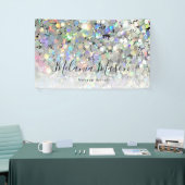 Elegant holographic Glitter Makeup Artist Modern Spandoek (Beurs)