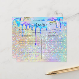 Elegant holographic Gold Glitter Drift Recipe Kaar