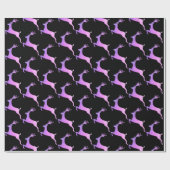 Elegant Holographic Kerstrendierpatroon Cadeaupapier (Vlak)