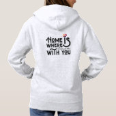Elegant Home Is With You Women's Hoodie (Achterkant)